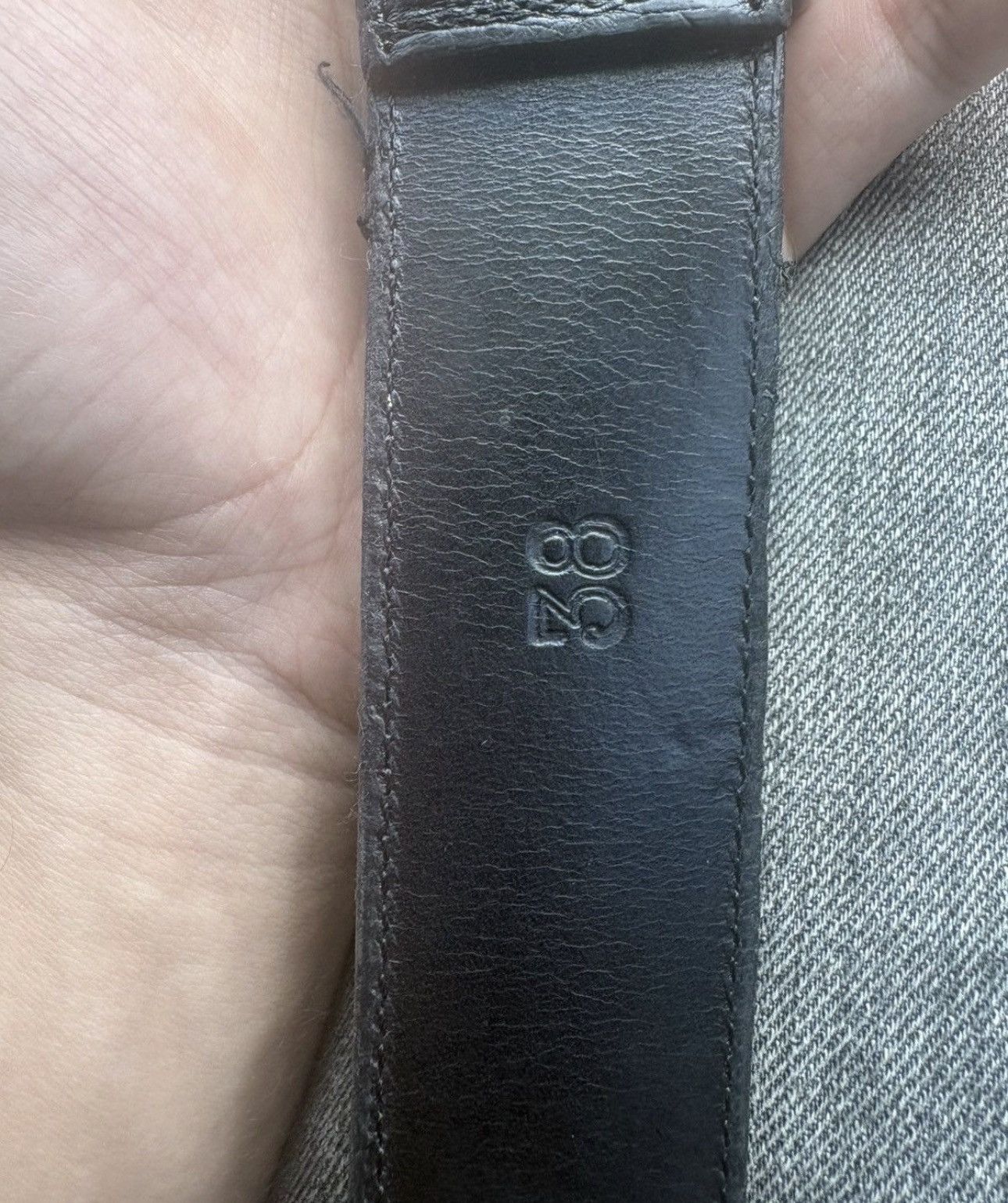 Chrome Hearts - Chrome Hearts Leather Roller Belt Size 38 - 14 Thumbnail