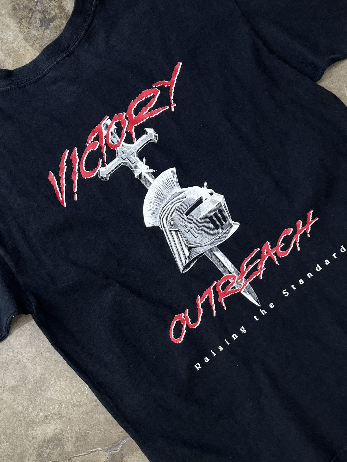 Vintage Vintage Victory Outreach Religious Crusades Tee Large Size US L / EU 52-54 / 3 - 1 Thumbnail