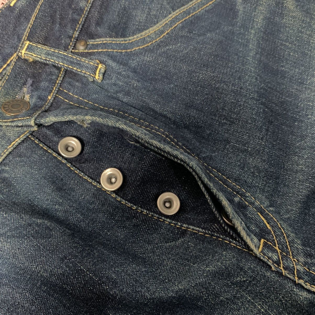 ABAHOUSE ‼️RARE‼️ Abahouse Distressed Selvedge Jeans Size US 30 / EU 46 - 3 Thumbnail