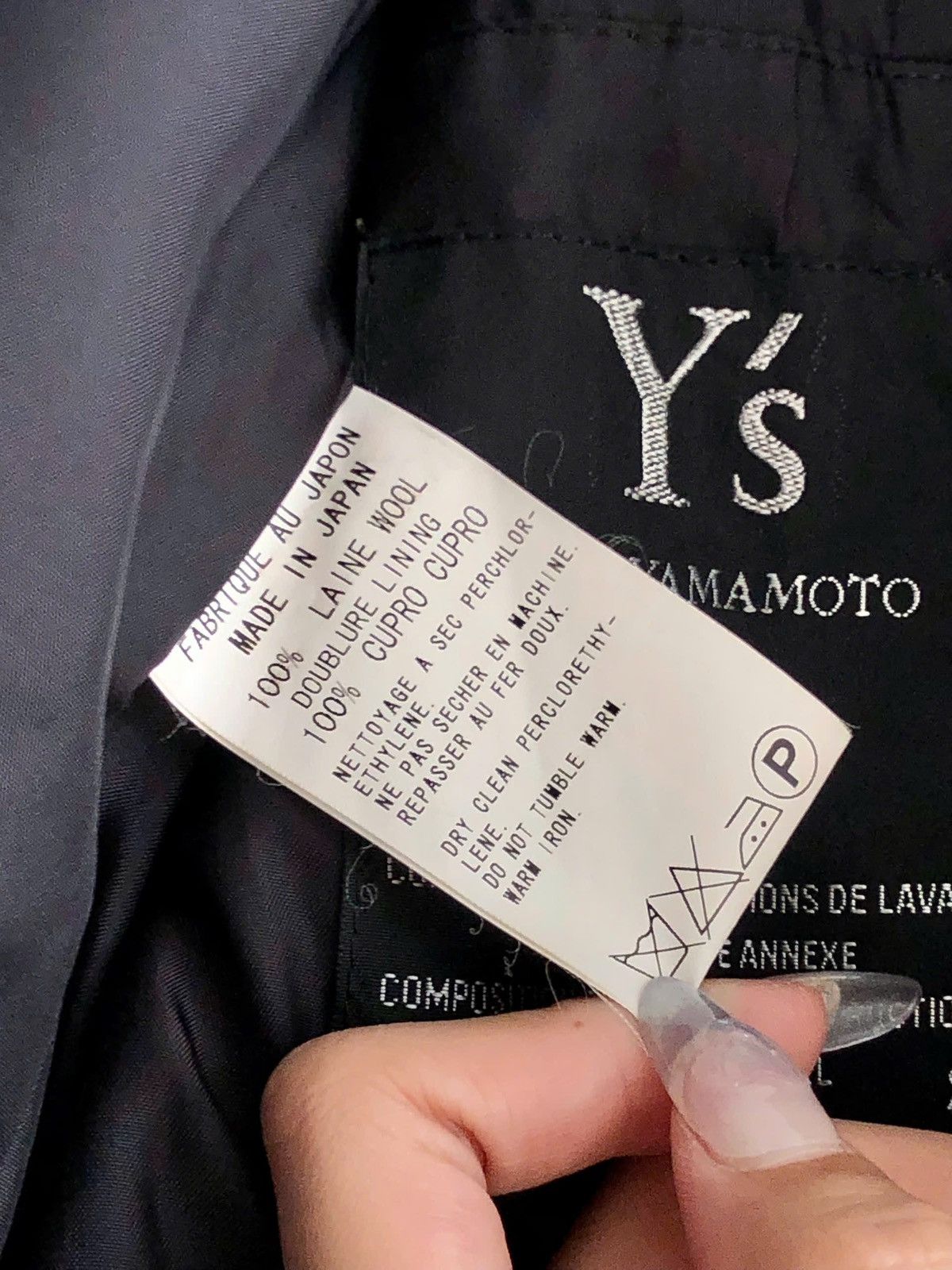 Y's Y’s Tailored Jacket Size US S / EU 44-46 / 1 - 7 Thumbnail