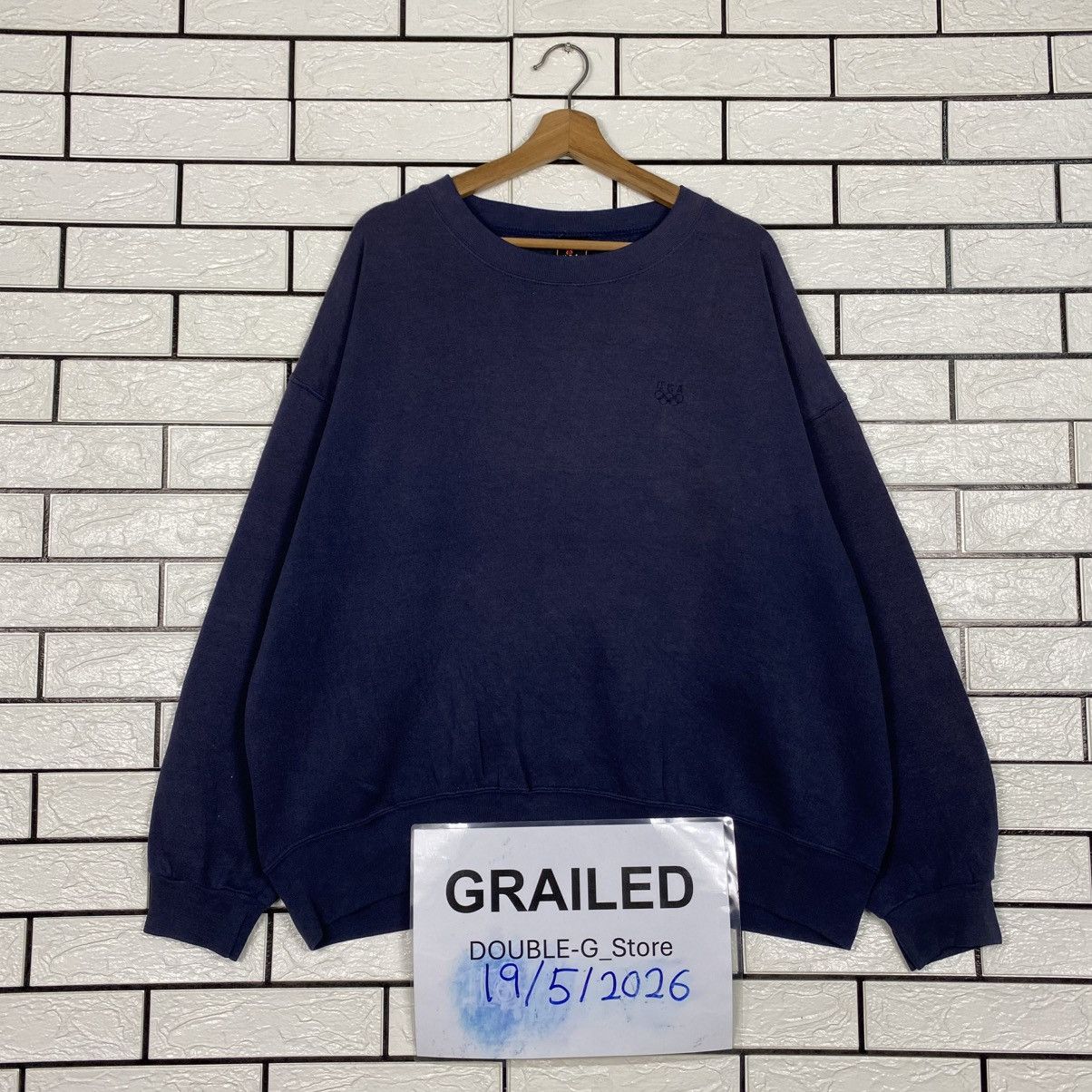 Vintage 📌Vintage Sweatshirt Sportswear Olympic Embroidery Size US M / EU 48-50 / 2 - 1 Thumbnail