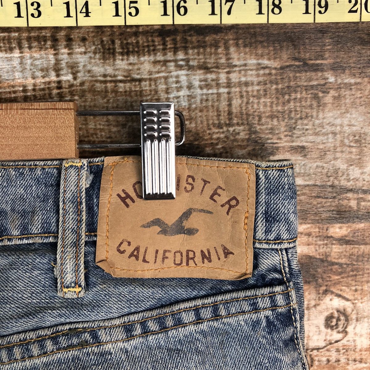 Japanese Brand Hollister Blue Distressed ripped Denim Pants #A1415 Size US 31 - 21 Thumbnail