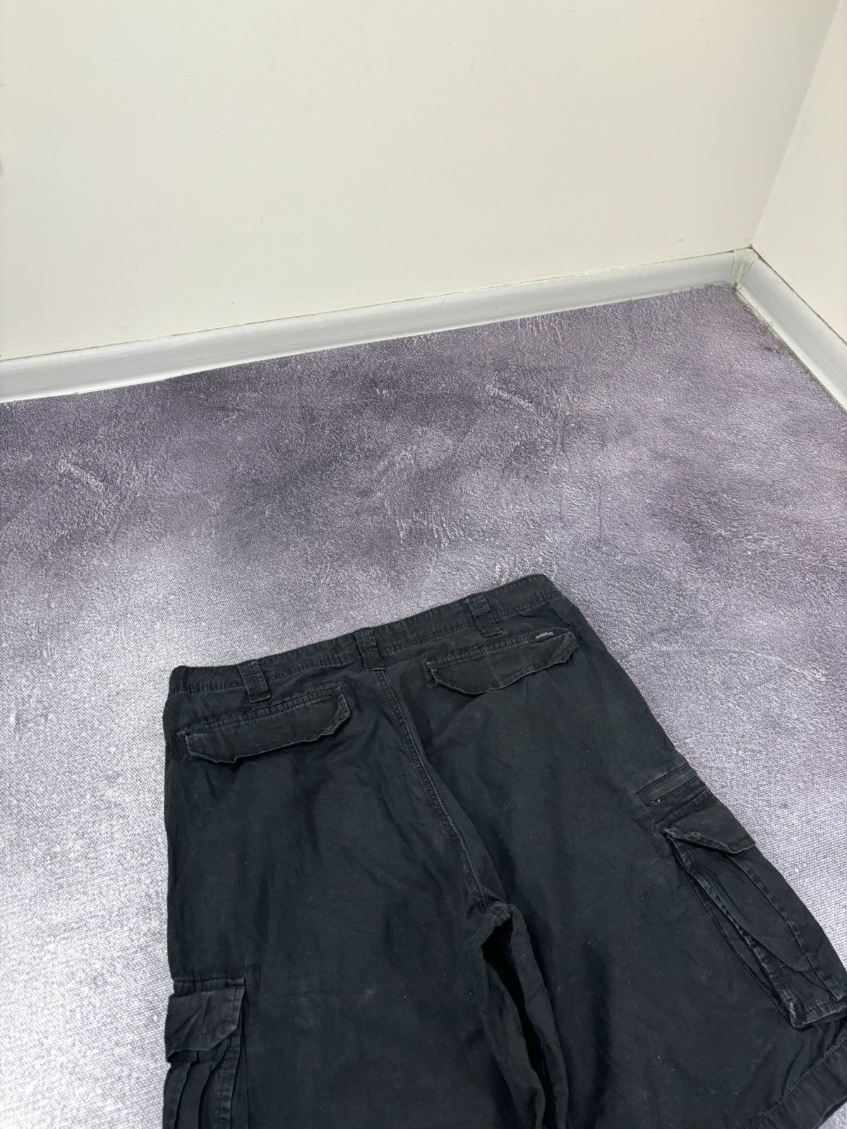 Lee Vintage Lee Dungarees Y2K Military Hype Black Cargo Shorts Size US 34 / EU 50 - 14 Thumbnail