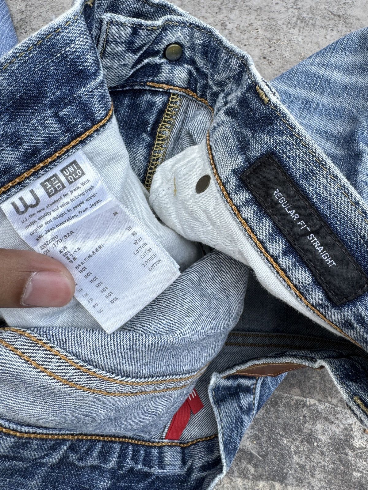 Uniqlo Vintage S002 Uniqlo UJ Distressed Jeans Size US 33 - 7 Thumbnail
