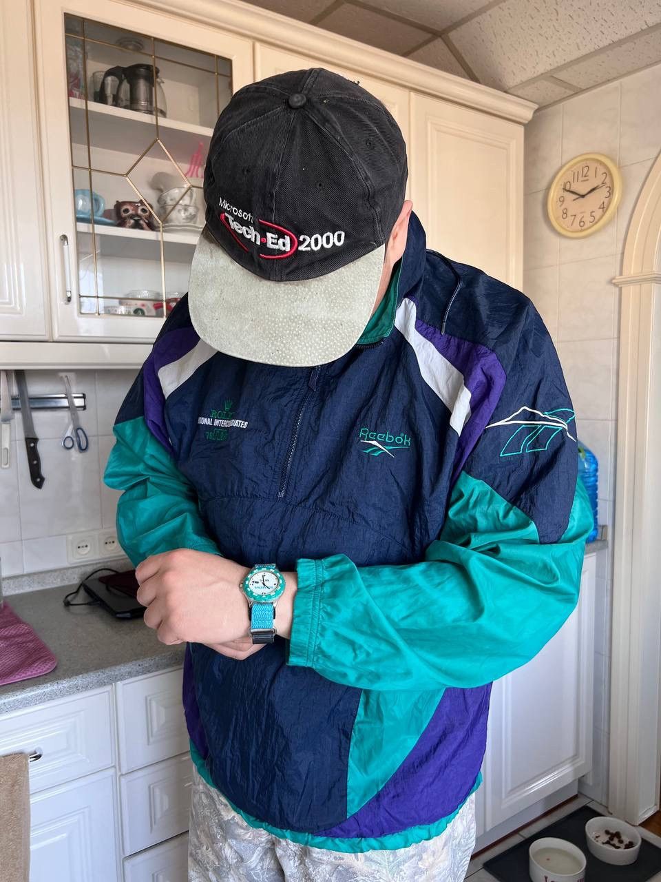 Reebok 90’s Rolex Reebok Vintage Jacket Anorak windbreaker ITA Size US L / EU 52-54 / 3 - 12 Thumbnail