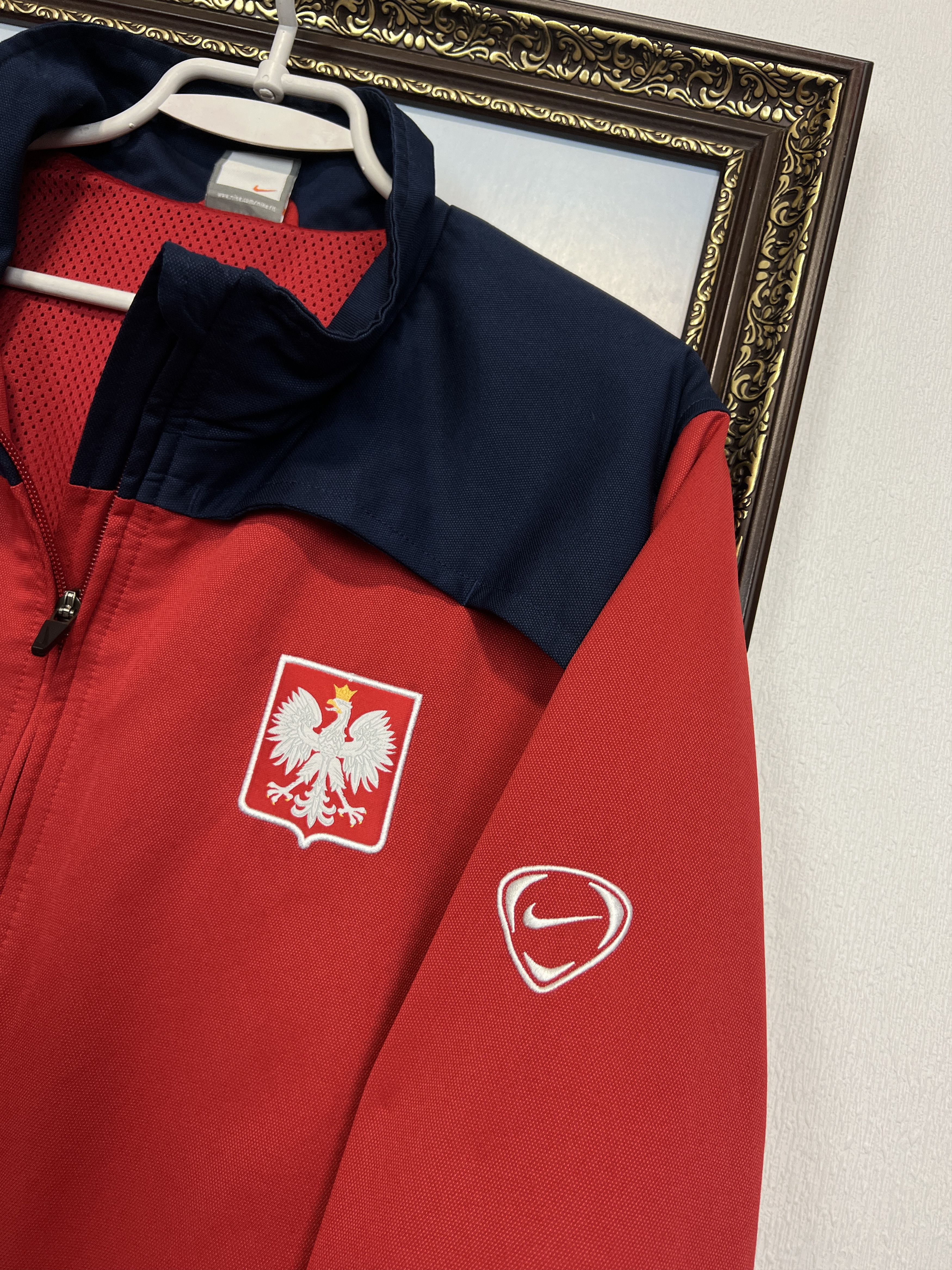 Nike Vintage Poland Football Jacket Soccer Track Top National Size US XXL / EU 58 / 5 - 4 Thumbnail