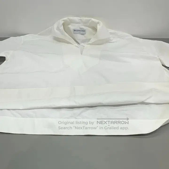 Balenciaga Balenciaga Minimalist White Short Sleeve Shirt. Size US S / EU 44-46 / 1 - 5 Thumbnail