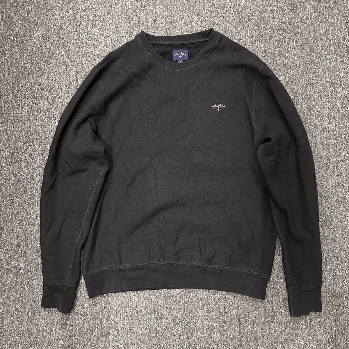 Noah Noah Classic Cotton Core Sweatshirt, Black Size US M / EU 48-50 / 2 - 2 Thumbnail