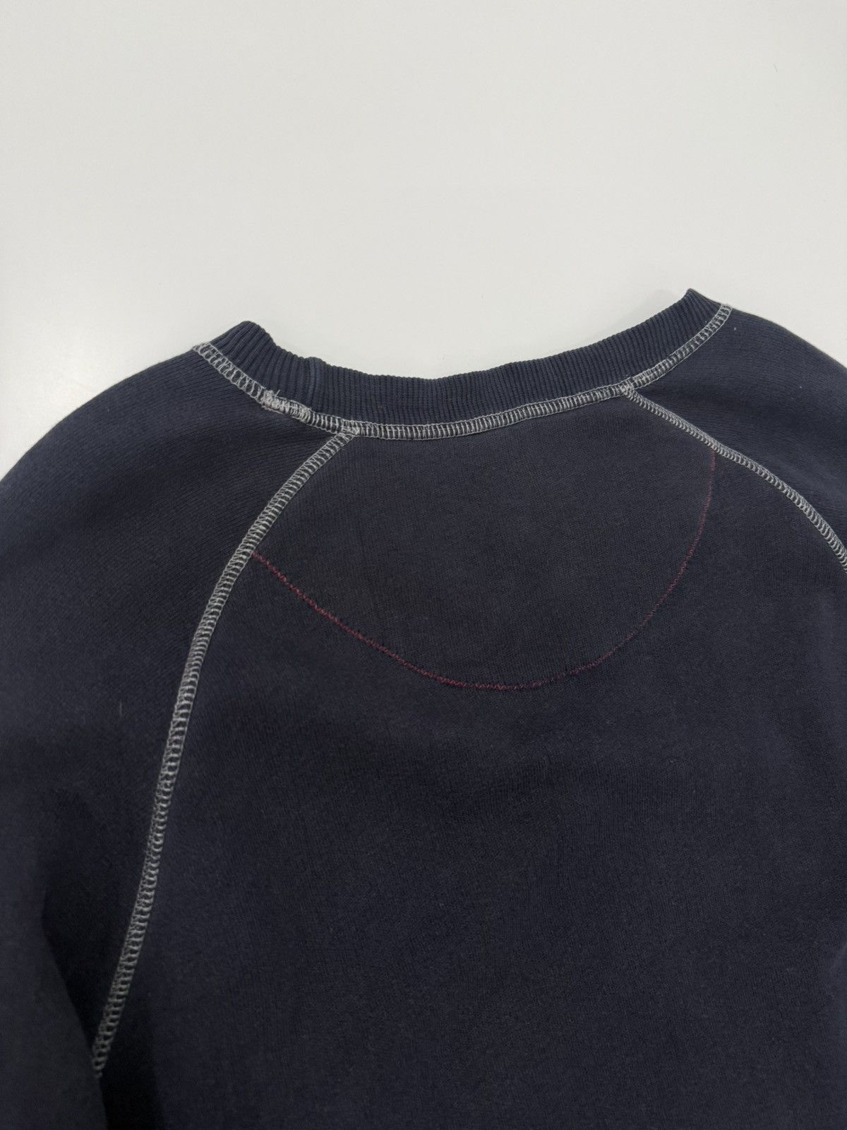 Japanese Brand 🔥 Paul Smith Red Ear Roundneck V-Stitch Sweatshirt - LL Size US M / EU 48-50 / 2 - 9 Thumbnail