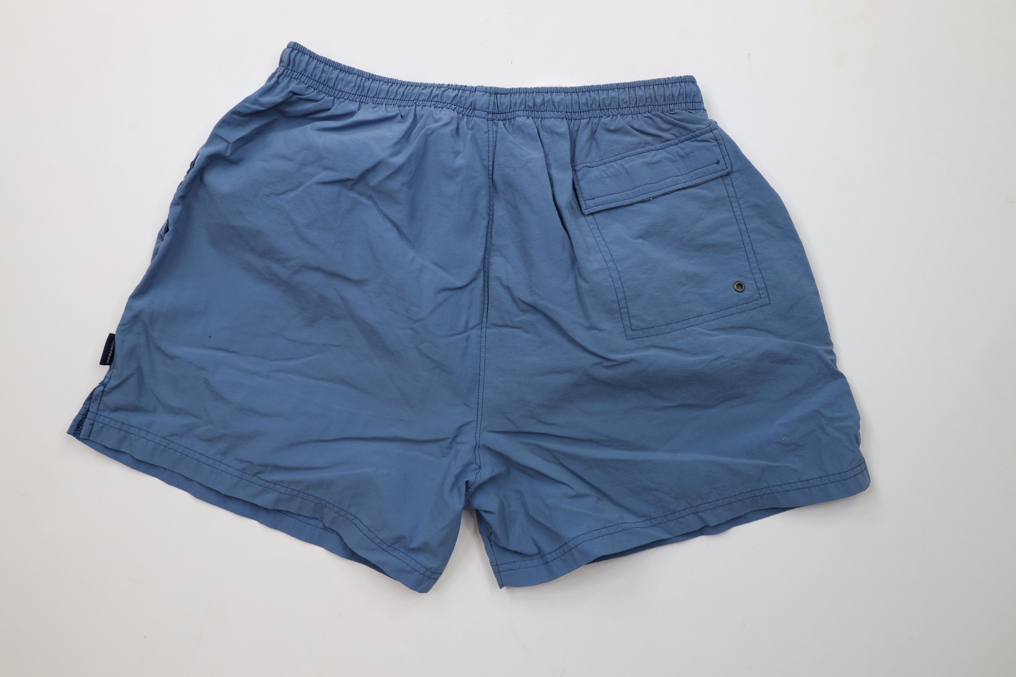 Vintage Vintage 90s Sea Doo Bombardier Lined Shorts Trunks Blue Size US 36 / EU 52 - 8 Thumbnail