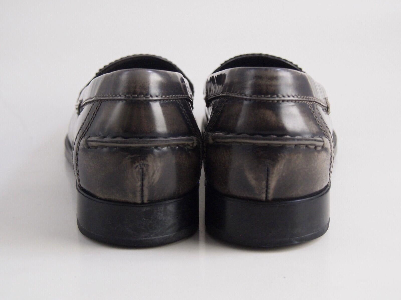Tod's Tod's Penny Loafers Gray Burnished Leather EU 36.5 US 6.5 Size US 6.5 / IT 36.5 - 7 Thumbnail