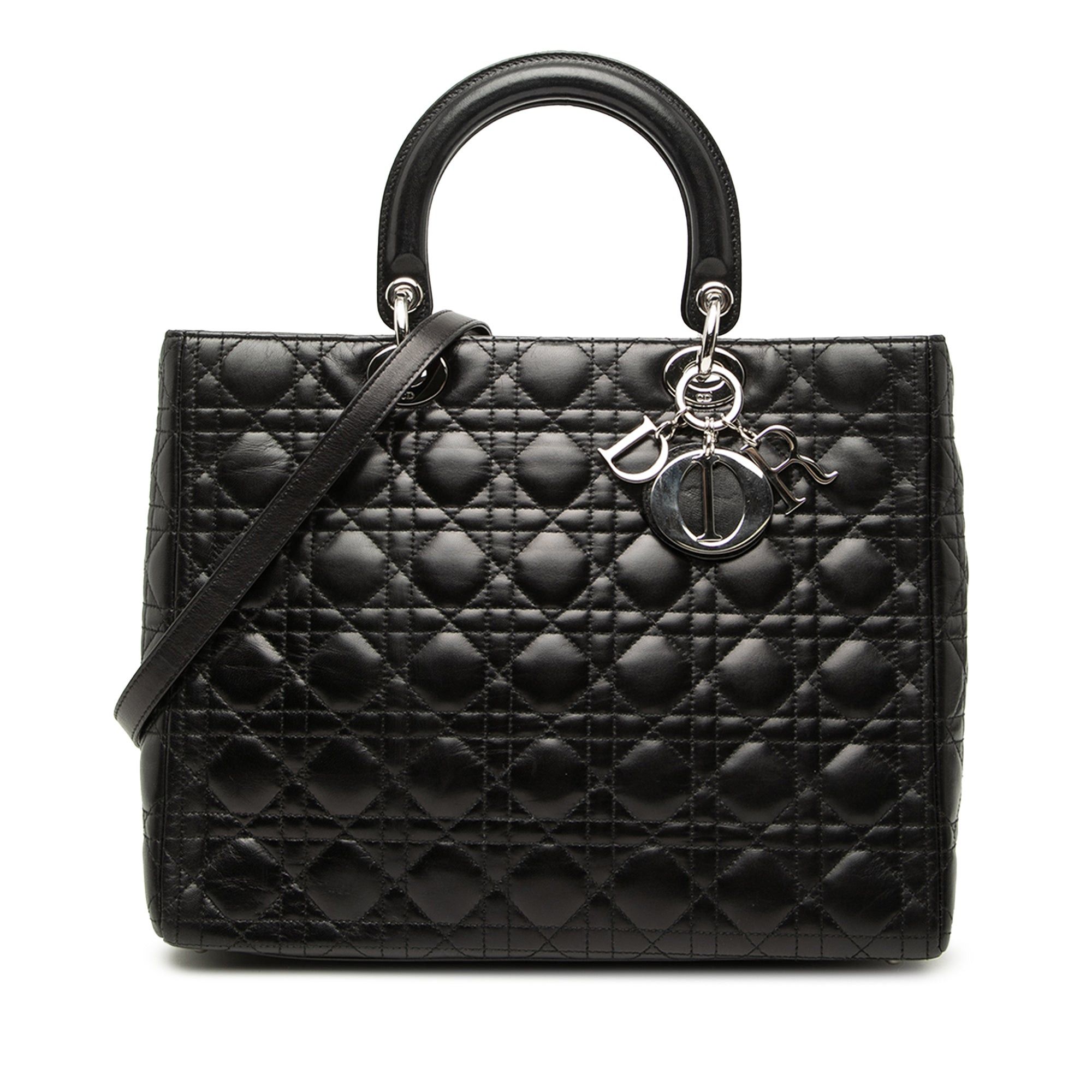 Dior Large Lambskin Cannage Lady Dior Size ONE SIZE - 1 Thumbnail
