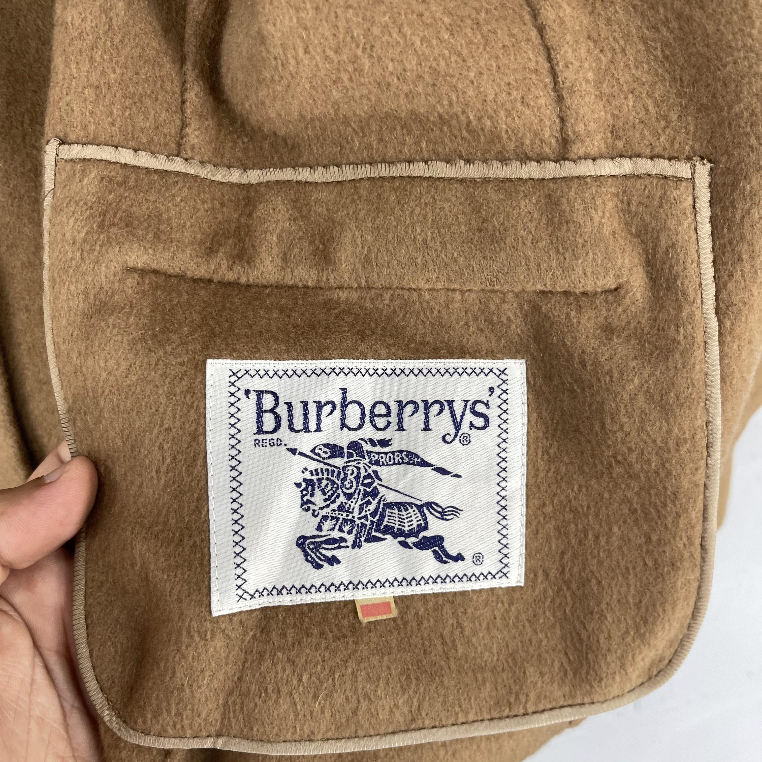 Burberry × Vintage Vintage 90s BURBERRYS Blazer Style Wool Casual Jacket Size S / US 4 / IT 40 - 5 Thumbnail