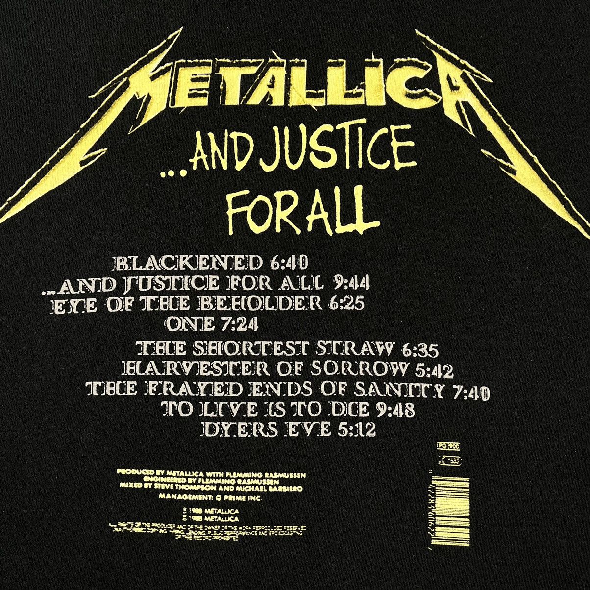 Band Tees Vintage Metallica And Justice for All album band tee 90’s Size US XXL / EU 58 / 5 - 9 Thumbnail