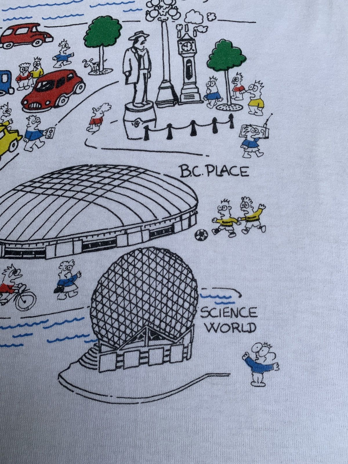Vintage 1990s Vintage Vancouver BC Canada States Art Graphic Tee Size US M / EU 48-50 / 2 - 3 Thumbnail