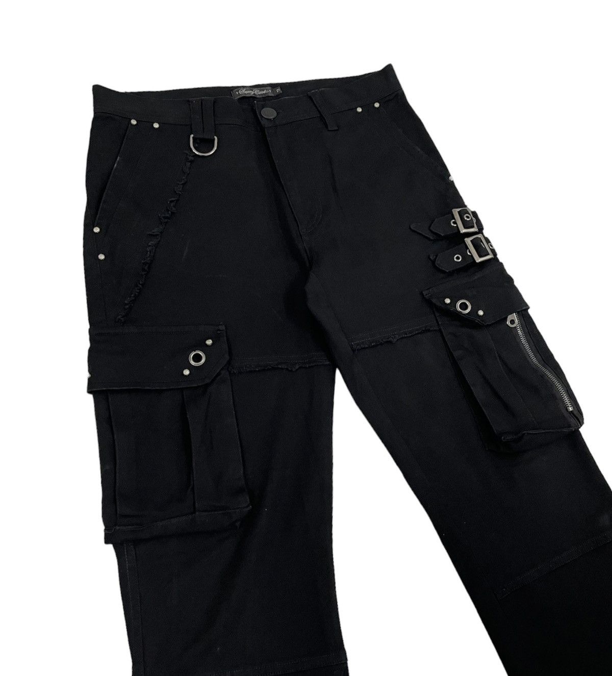 14th Addiction × If Six Was Nine × KMRii Saucy Cool Japan Bondage Cargo Pants Size US 32 / EU 48 - 3 Thumbnail