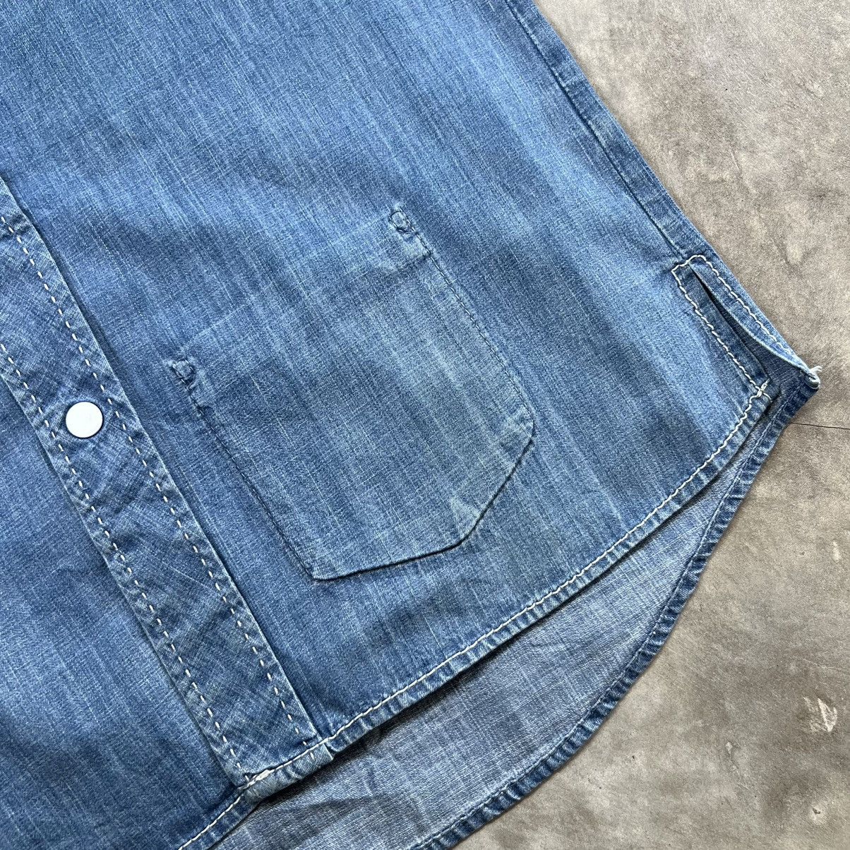 Blue Blue Japan Blue Blue Japan Kapital Style Indigo Denim Western Shirt Size US M / EU 48-50 / 2 - 5 Thumbnail