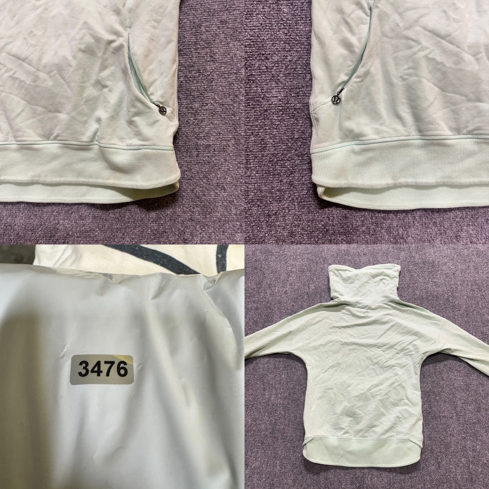 Lululemon Lululemon Sweater Women Medium Cowl Neck Long Sleeve Activewear Mint Green Y2K") Size M / US 6-8 / IT 42-44 - 9 Thumbnail