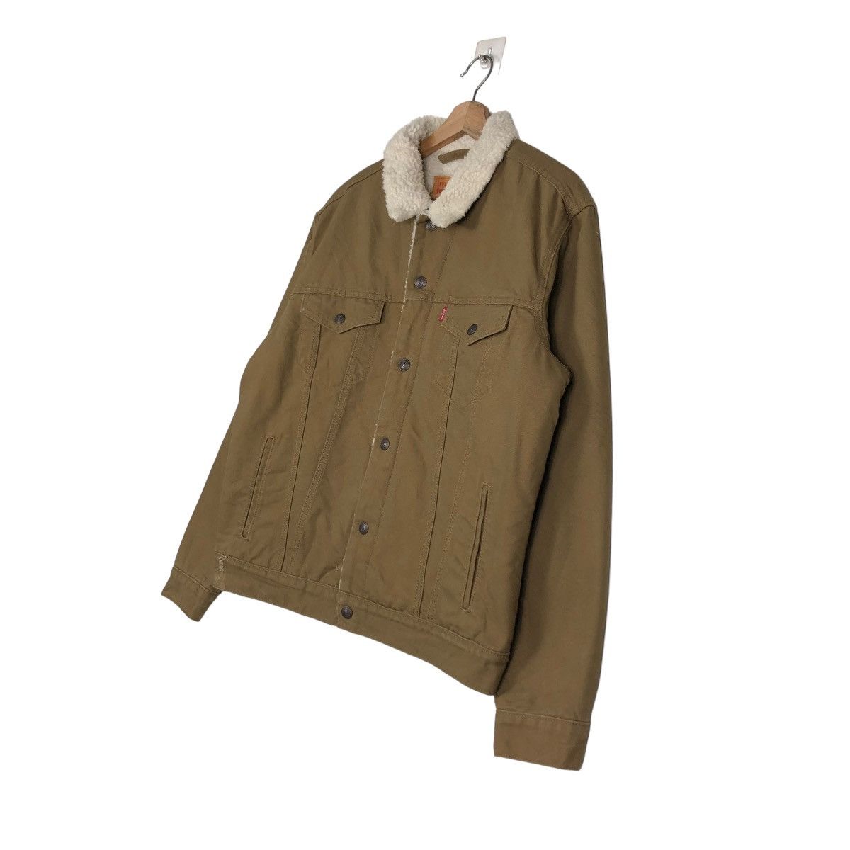 Levi's 🔥VINTAGE BIKER JACKET SHERPA LINING LEVI’S MULTI POCKETS Size US M / EU 48-50 / 2 - 2 Thumbnail