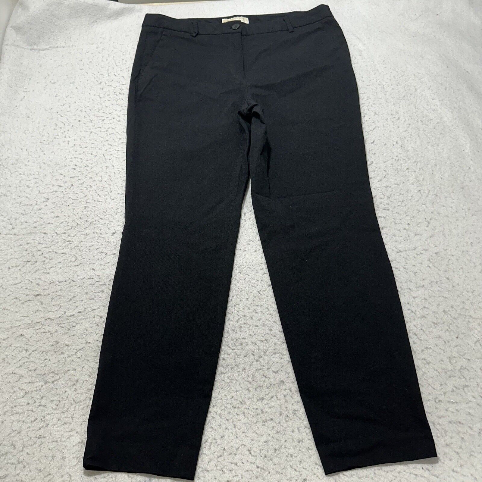 Michael Kors Michael Kors 12 Flat Front Black Dress Pants 27" Inseam Size 34" / US 12 / IT 48 - 1 Thumbnail