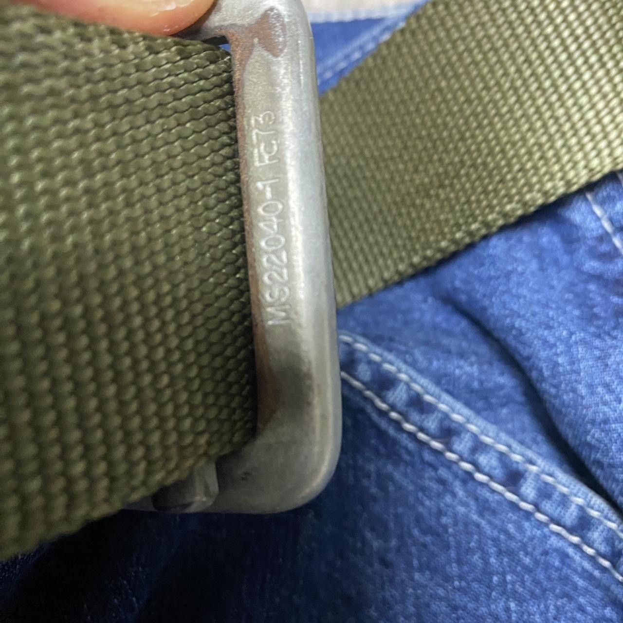 Other Vintage green and silver canvas belt Size ONE SIZE - 3 Thumbnail
