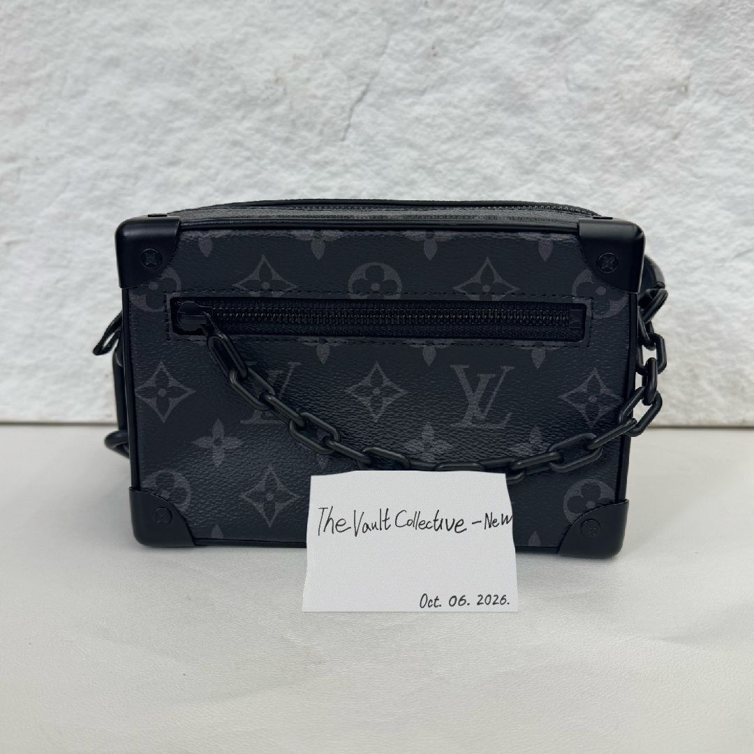 Louis Vuitton LOUIS VUITTON SOFT TRUNK mini black coated canvas monogram stud black samurai sh Size ONE SIZE - 1 Thumbnail