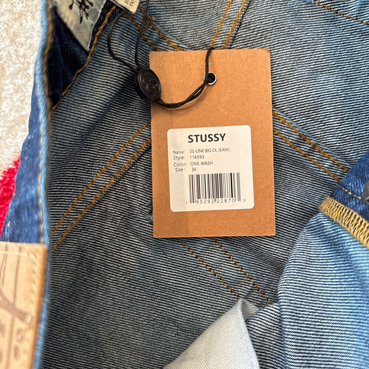 Stussy Stussy SS Link Denim Big OL Jeans Size US 34 / EU 50 - 4 Thumbnail