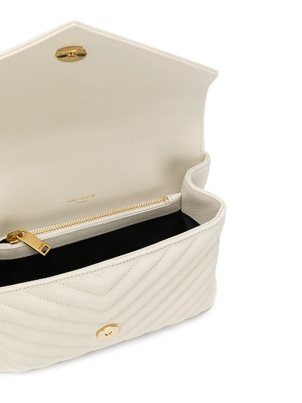 Saint Laurent Paris o1b1hav110225 Size: OS / College Medium Leather Bag in White Size ONE SIZE - 5 Thumbnail