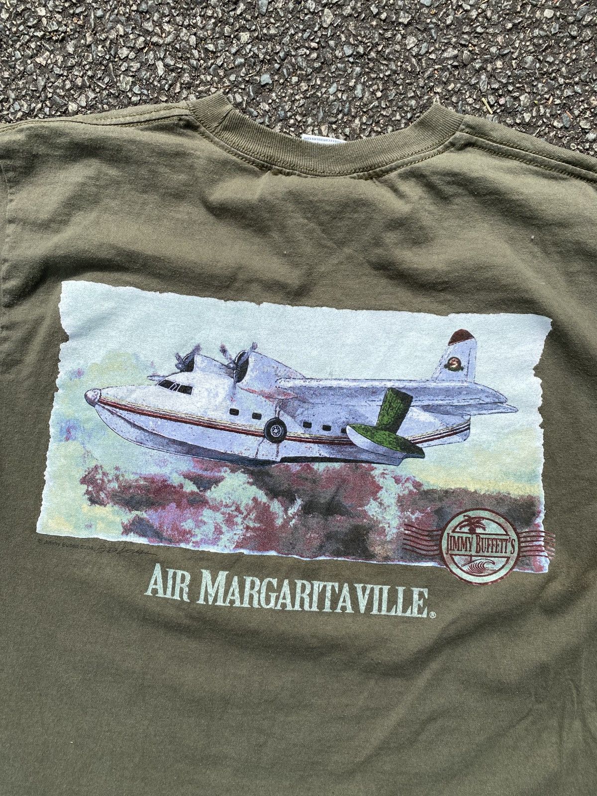 Vintage VINTAGE JIMMY BUFFETT MARGARITAVILLE 37 BAND TEE Size US S / EU 44-46 / 1 - 3 Thumbnail