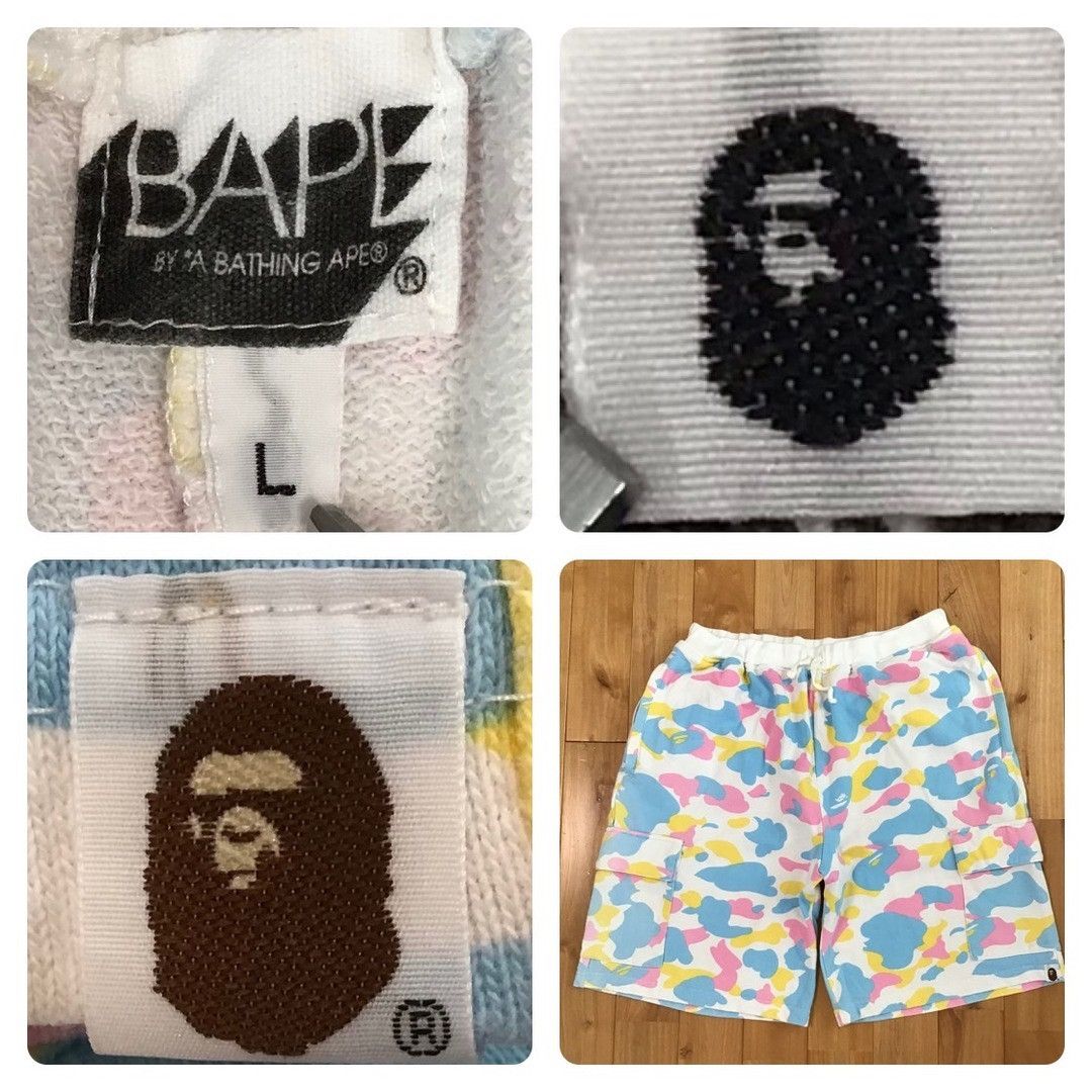 Bape BAPE Multi camo sweat cargo shorts cotton candy camo ★size L Size US 34 / EU 50 - 7 Thumbnail