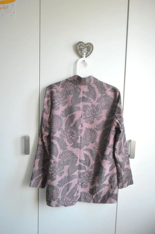 J.Crew J.Crew long jacket, unconventional S/M, powder pink, print Size S / US 4 / IT 40 - 5 Thumbnail