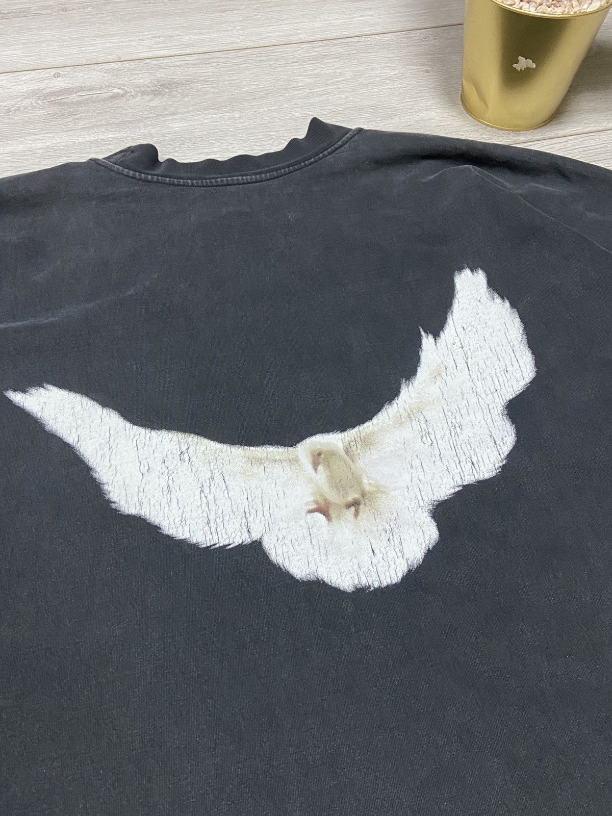 Balenciaga × Gap × Kanye West Yeezy Gap Balenciaga double layer dove No Seam Cropped Tee Size US L / EU 52-54 / 3 - 9 Thumbnail