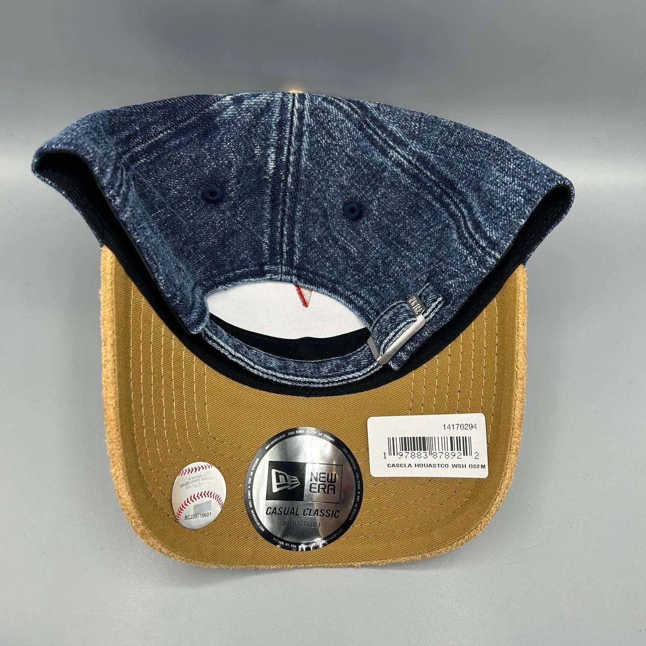 New Era Houston Astros Hat Men Denim Casual Classic MLB Strap Back Size ONE SIZE - 8 Thumbnail