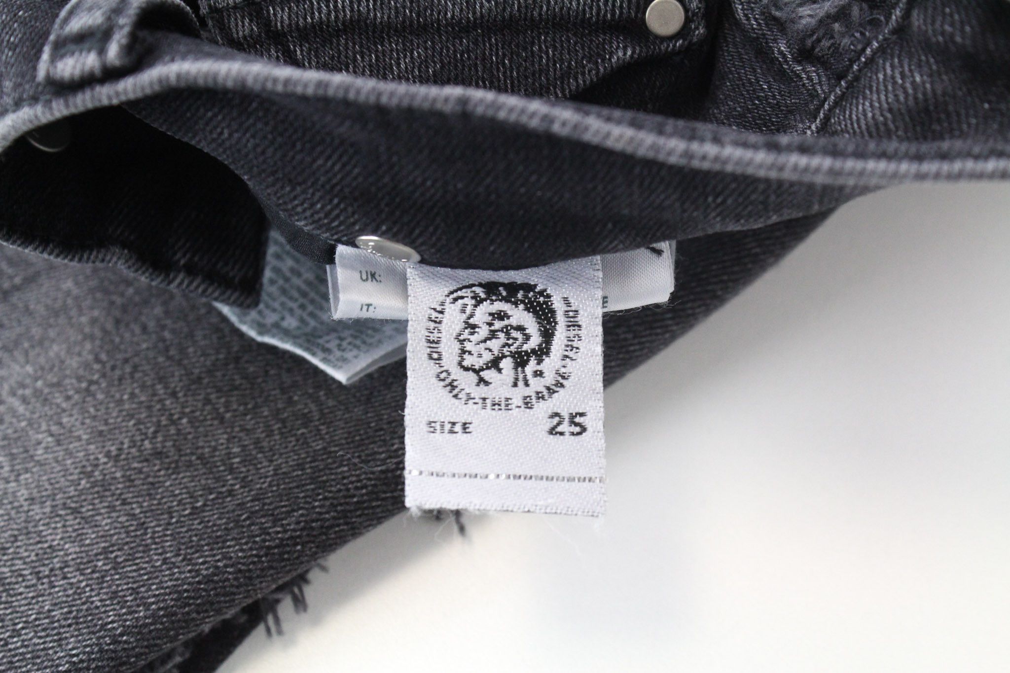 Diesel D-EBBEY-F 081AH W25/L32 Grey Bootcut Jeans 72073 Size 25" / US 0 / IT 36 - 7 Thumbnail