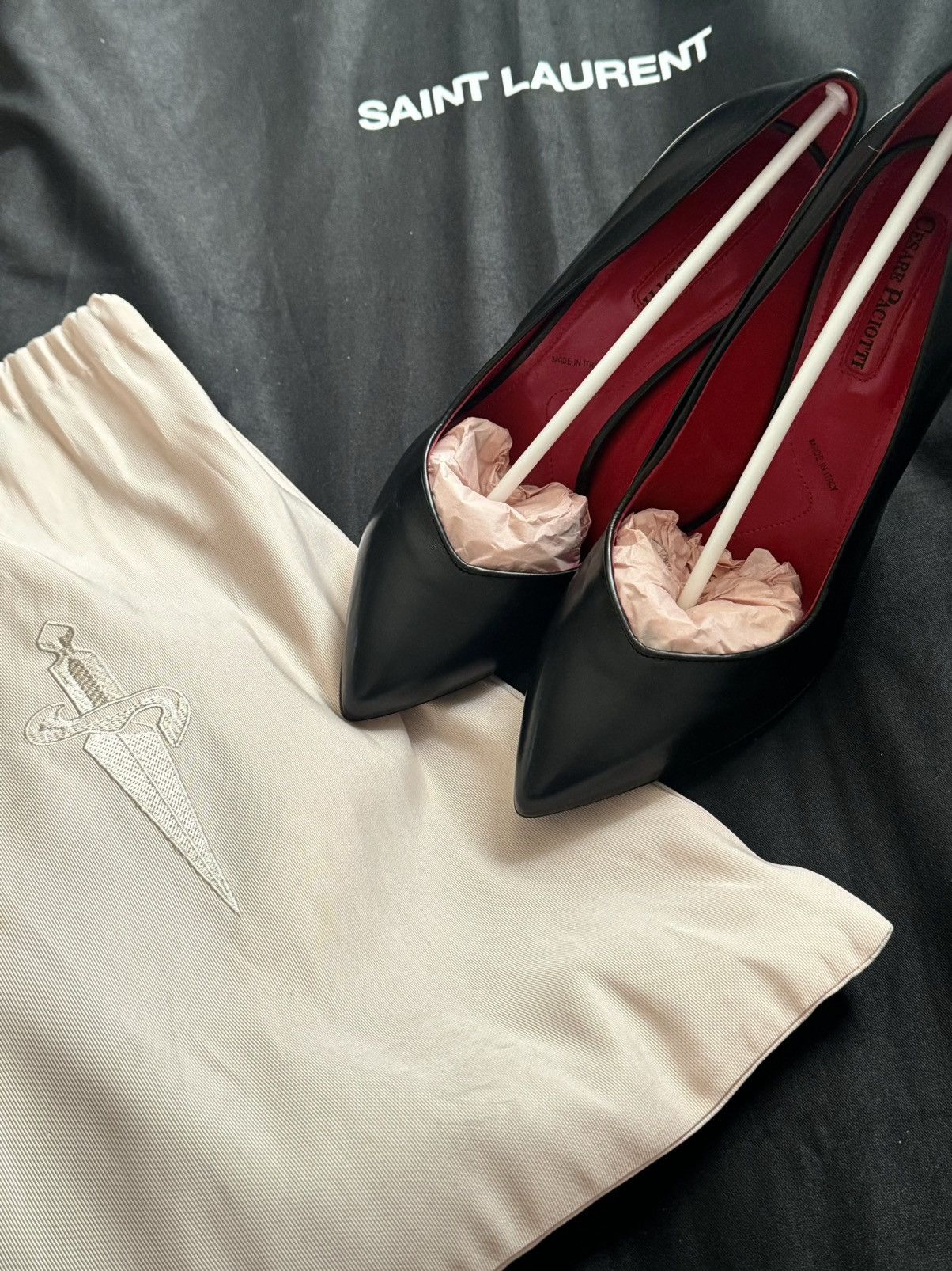 Paciotti Cesare Paciotti Dagger Heels Size US 7 / IT 37 - 6 Thumbnail