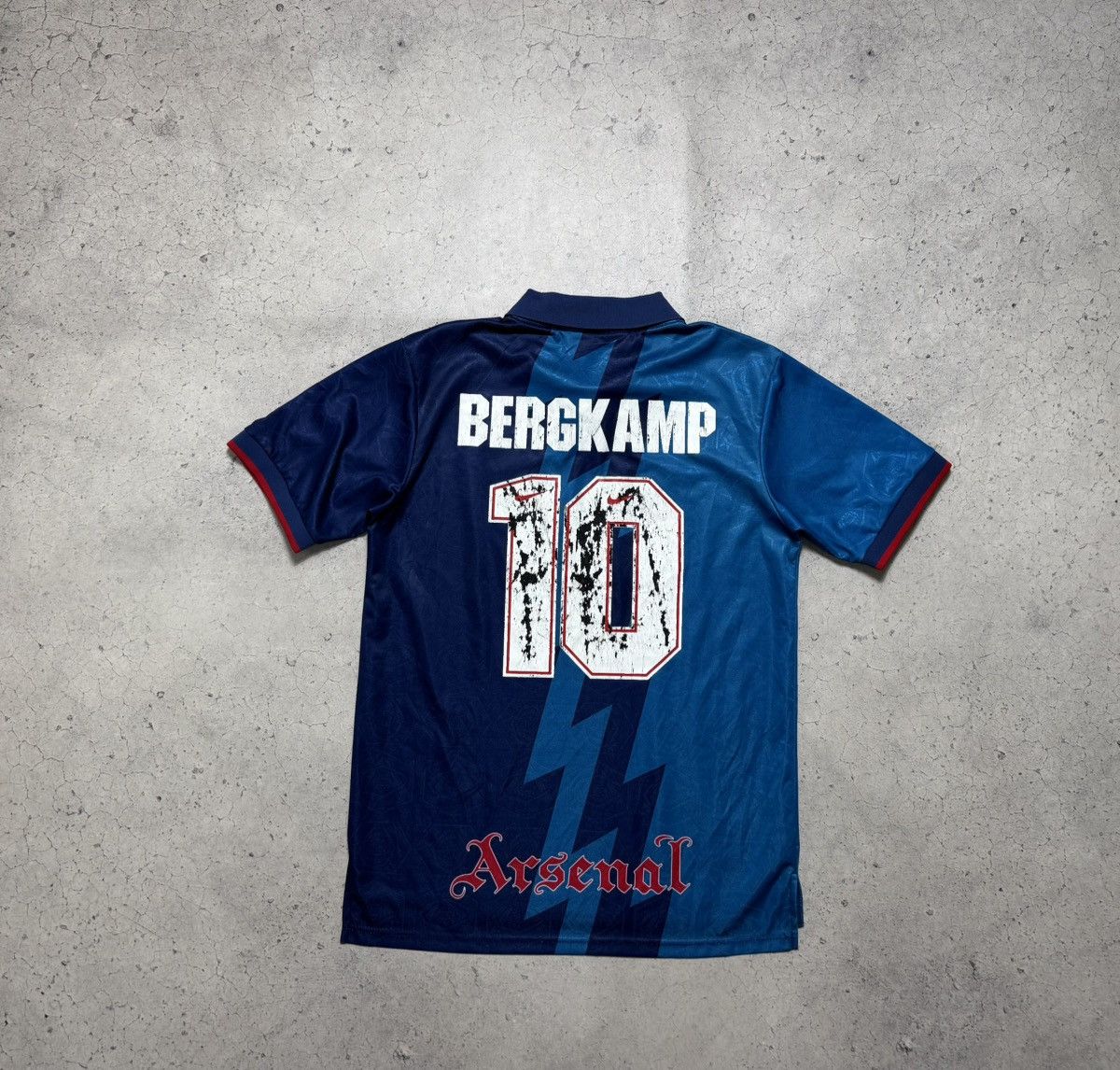 Nike Nike FC Arsenal Bergkamp #10 1995/1996 Soccer Jersey Vintage Size US L / EU 52-54 / 3 - 8 Thumbnail