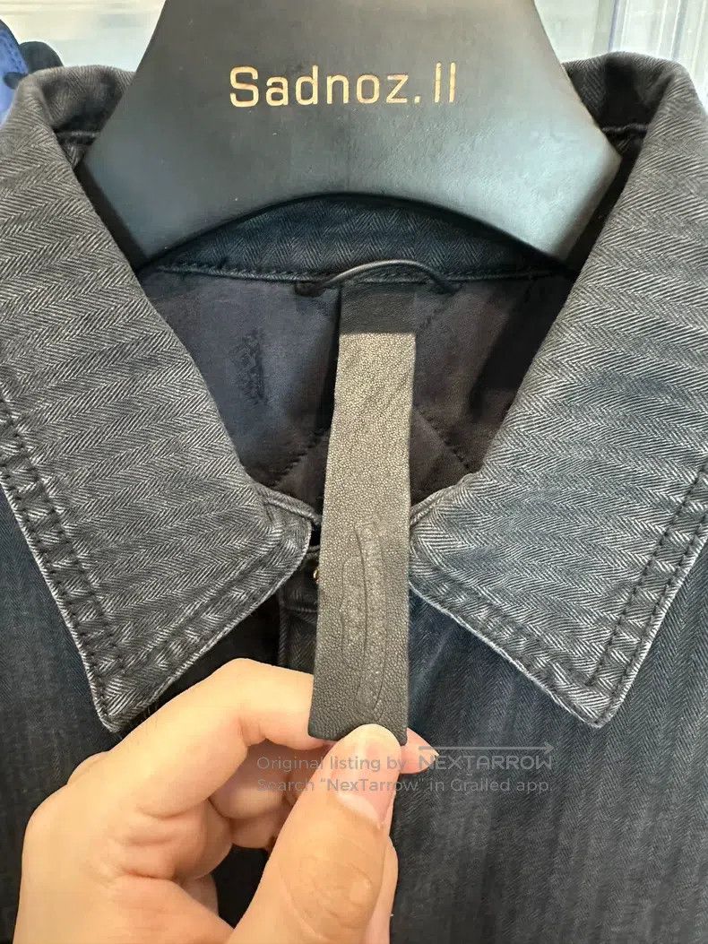 Chrome Hearts CHROME HEARTS Size XL Washed herringbone black-gray cotton Size US XL / EU 56 / 4 - 4 Thumbnail
