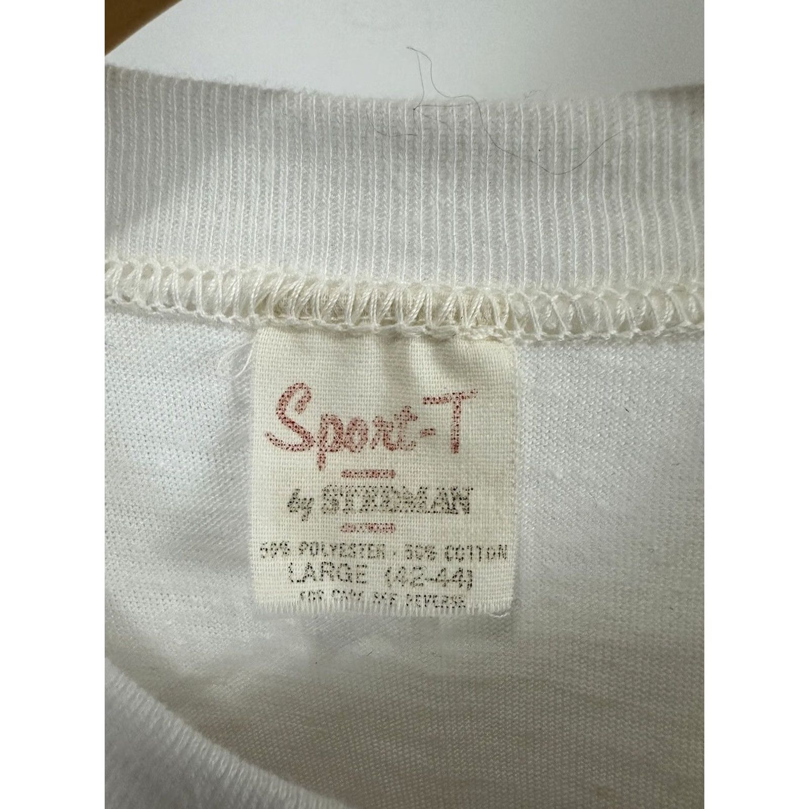 Vintage VINTAGE 80s Arab Does It Better Funny Novelty Pest Company Promo 50/50 T-Shirt L White Mens Size US L / EU 52-54 / 3 - 3 Thumbnail