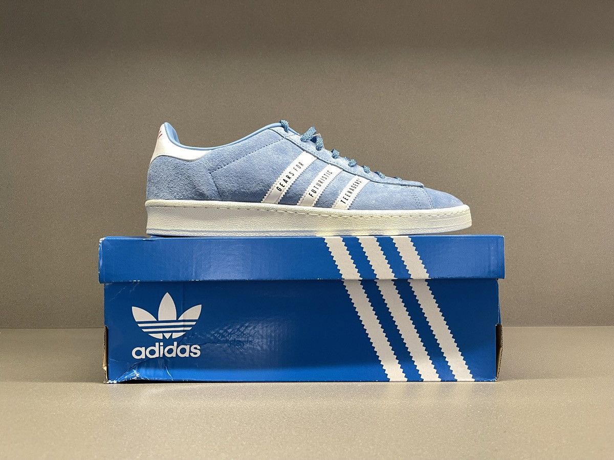 Adidas × Pharrell Adidas Campus Human Made Blue Size US 11 / EU 44 - 3 Thumbnail