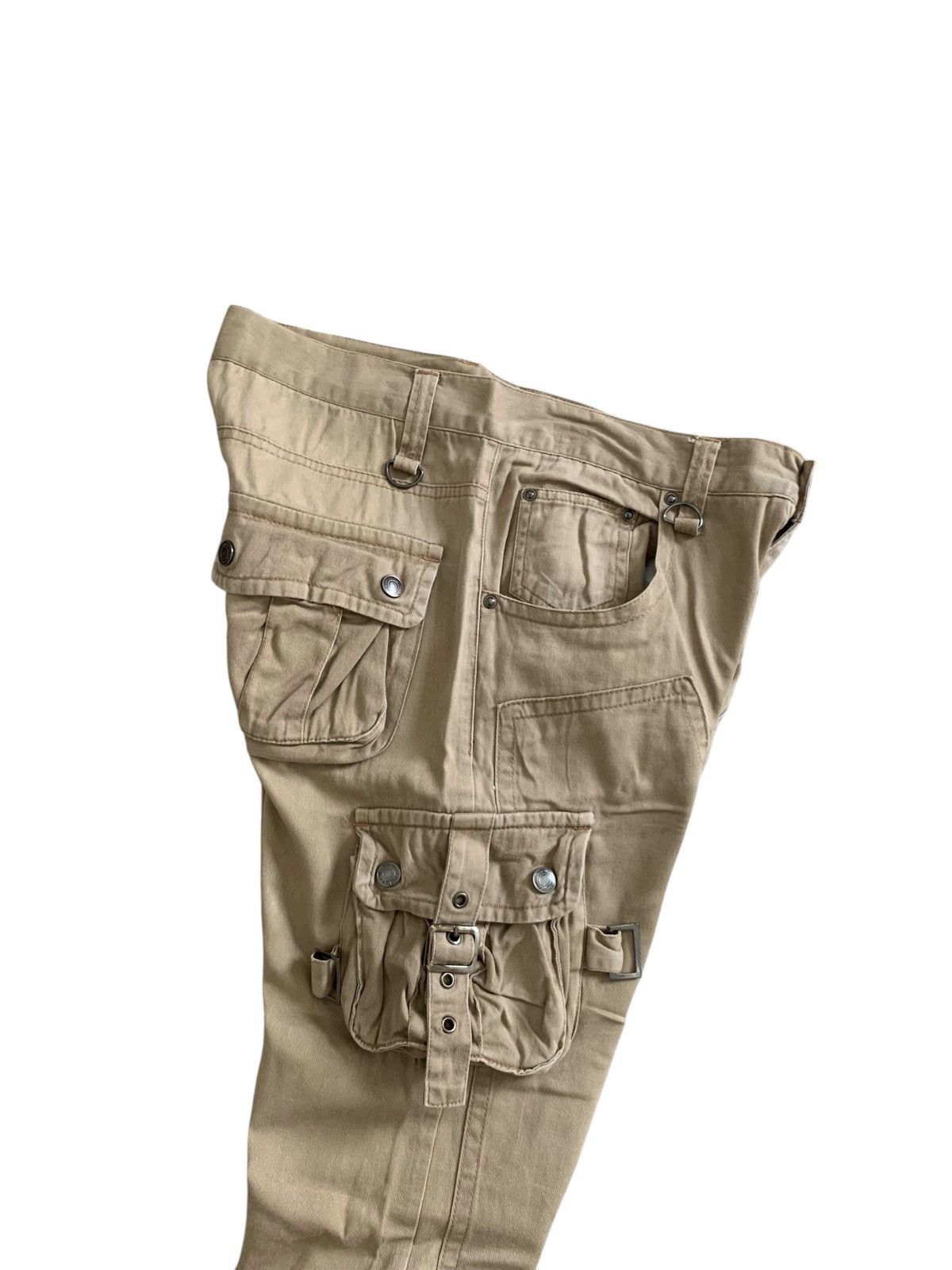 Japanese Brand Lowbox Japan Double Knee 3D Cargo Pants Size US 30 / EU 46 - 8 Thumbnail