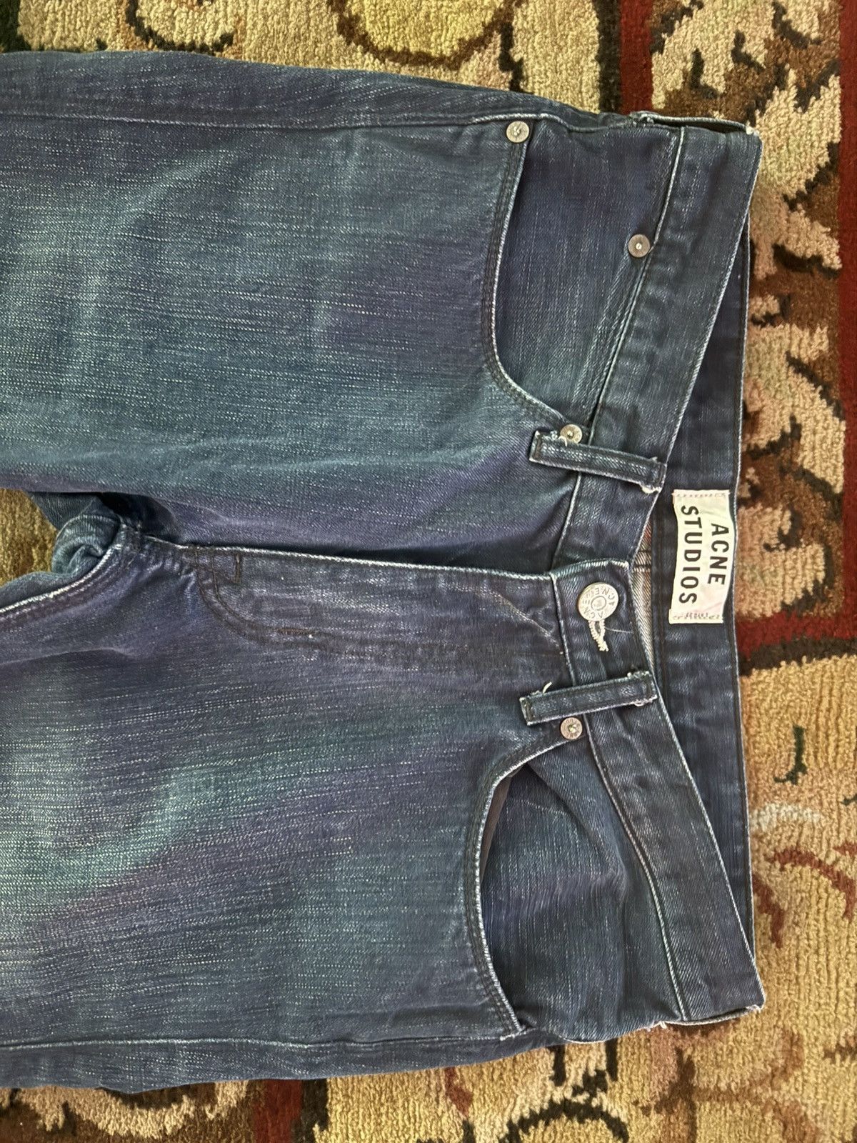 Acne Studios Acne Studios Slim Fit Dark Wash Jeans Size US 29 - 3 Thumbnail