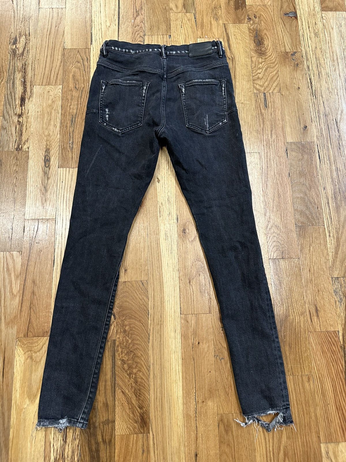 Purple Brand Purple Brand Thigh Hole Gray Denim Jeans Size 30 Size US 30 / EU 46 - 2 Thumbnail