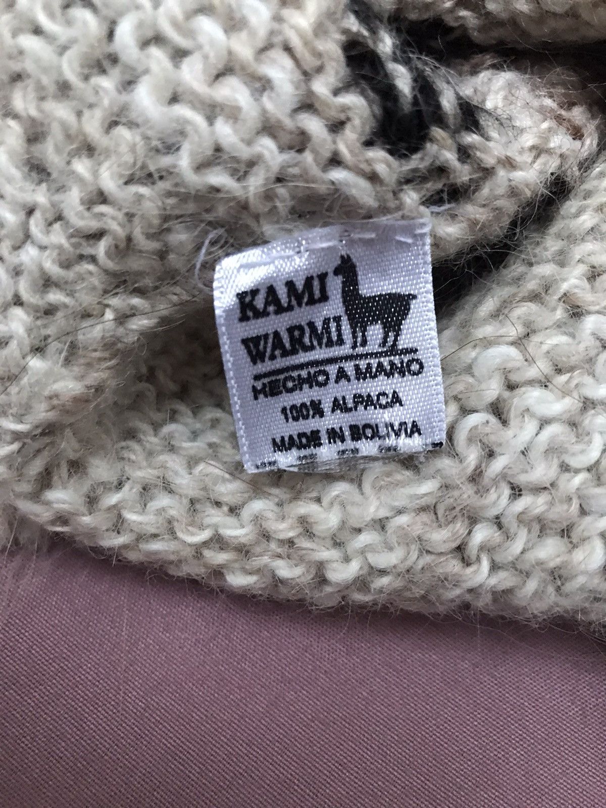 Handmade PURE ALPACA HAND MADE IN BOLIVIA CHULLO BEANIR Size 30 - 1 Thumbnail