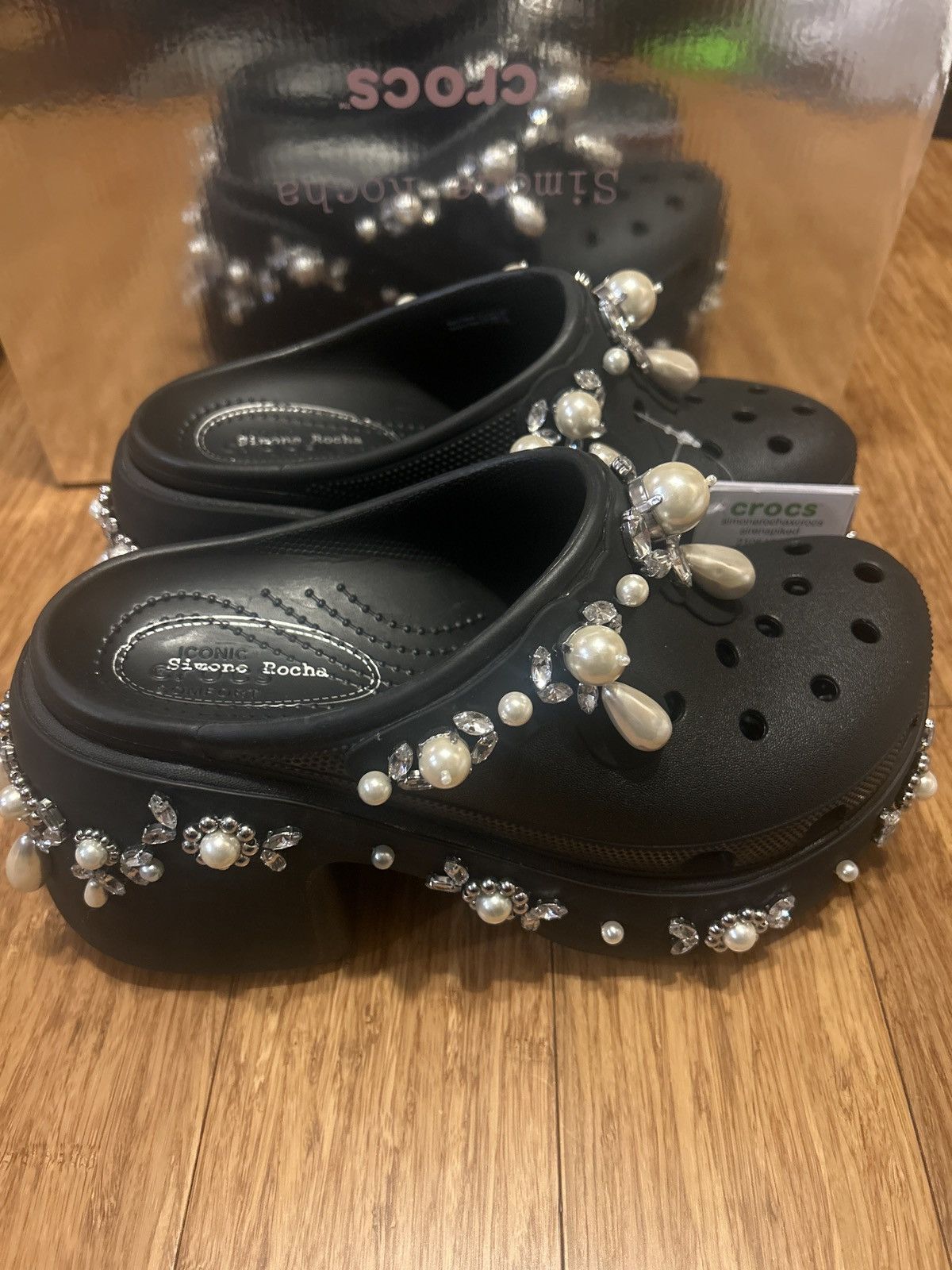 Crocs × Simone Rocha SIMONE ROCHA X Crocs Women's Siren Spiked Clog Black Size US 8 / IT 38 - 5 Thumbnail