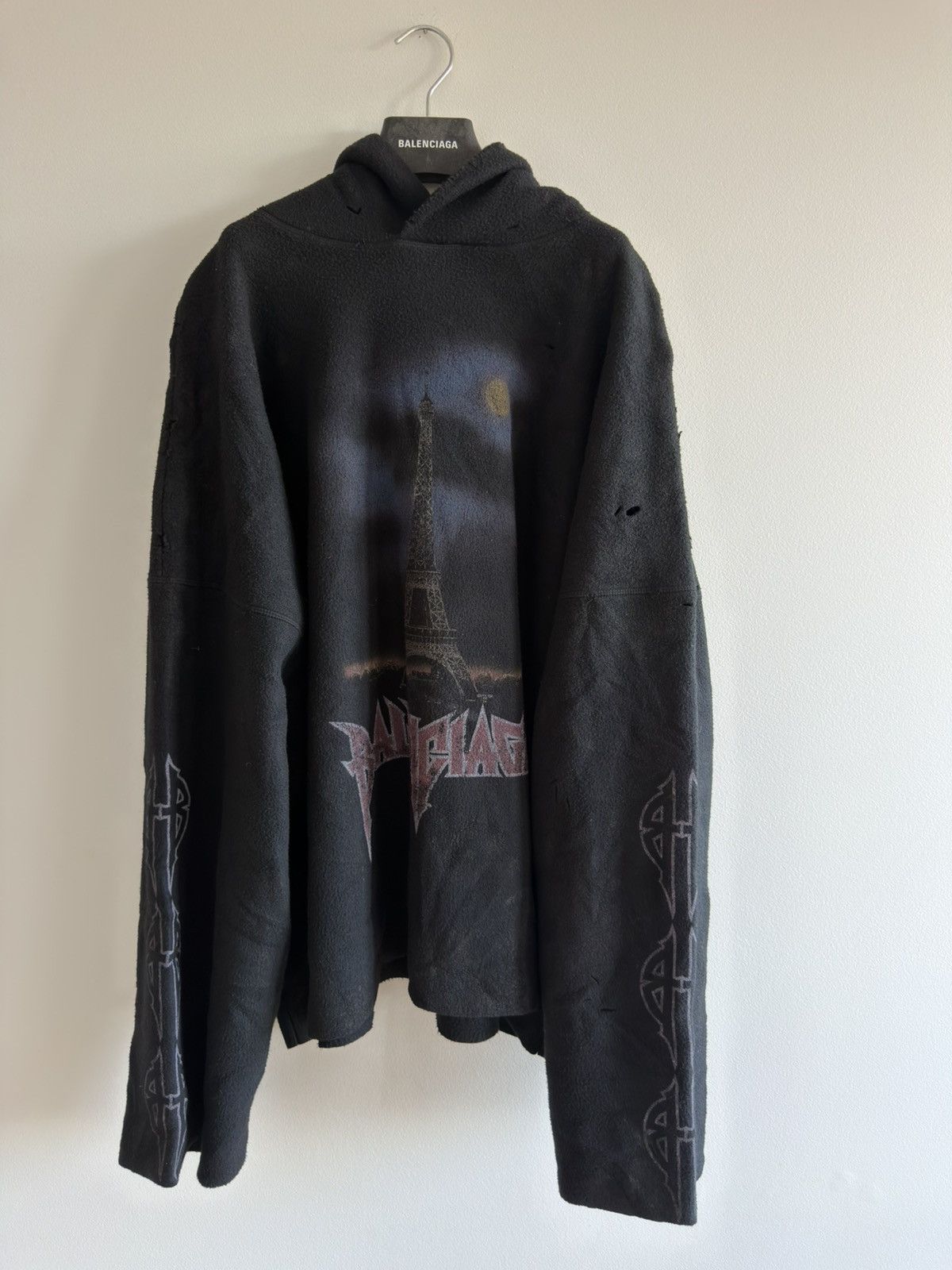 Balenciaga *RARE* FLEECE PARIS HALF MOON BALENCIAGA DEMNA POLAR Size US XL / EU 56 / 4 - 1 Thumbnail