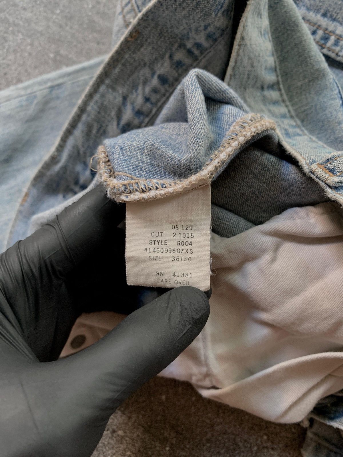 RRL Ralph Lauren FREE TAX! RRL Distressed Wash Denim Jeans Size US 34 / EU 50 - 14 Thumbnail