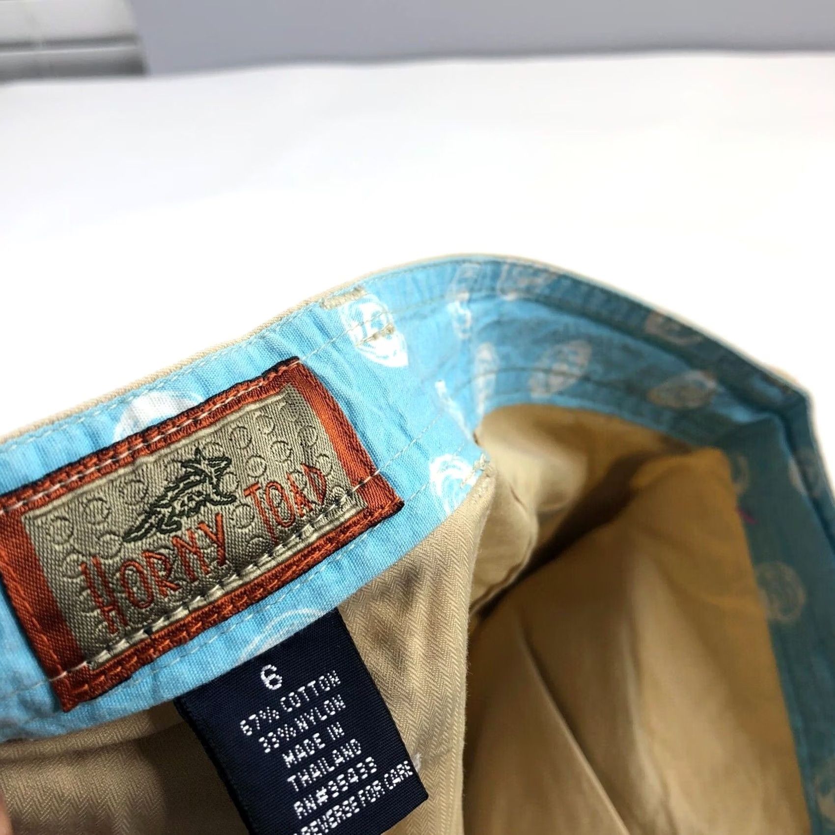 Vintage Horny Toad Pants Womens 6 31W 24.5L Capri Capice Tan Khaki Cotton #95433 Size 28" / US 6 / IT 42 - 7 Thumbnail