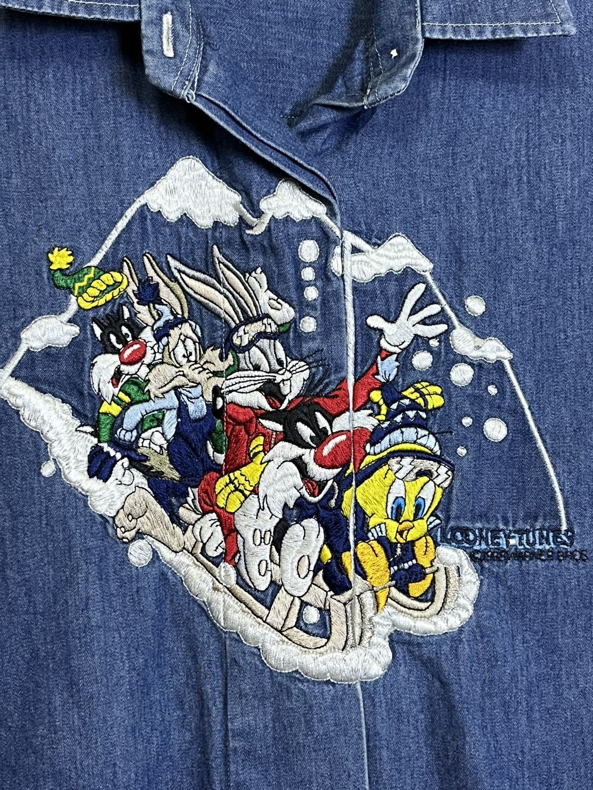 Vintage NICE💥EMMANUEL SCHVILI X DISNEY EMBROIDERY BUTTON UPS SHIRT Size US L / EU 52-54 / 3 - 4 Thumbnail