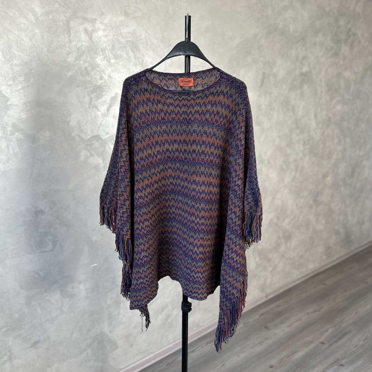 Missoni NWT Missoni Zig Zag Knit Poncho Size ONE SIZE - 2 Thumbnail
