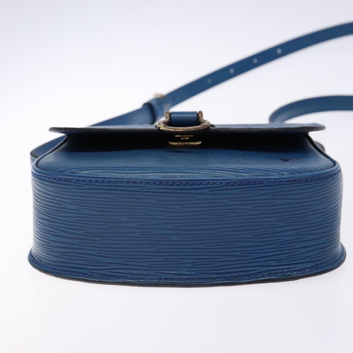 Louis Vuitton LOUIS VUITTON Epi Saint Cloud PM Shoulder Bag Blue M52195 Size ONE SIZE - 5 Thumbnail
